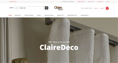 Desktop Screenshot of clairedeco.com